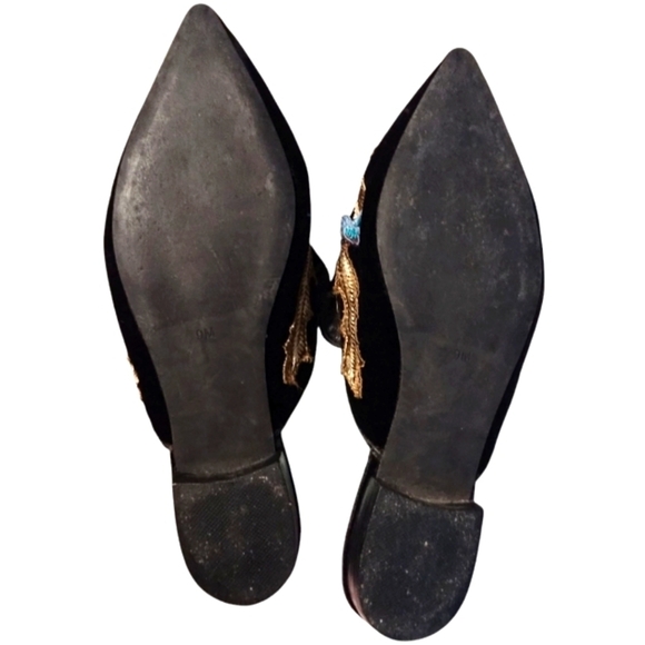 Jeffrey Campy Embroidered Claes Black Velvet - Picture 8 of 11